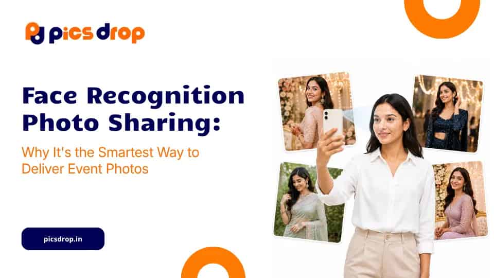 PicsDrop Blog cover: Face Recognition Photo Sharing: Why It's the Smartest Way to Deliver Event Photos