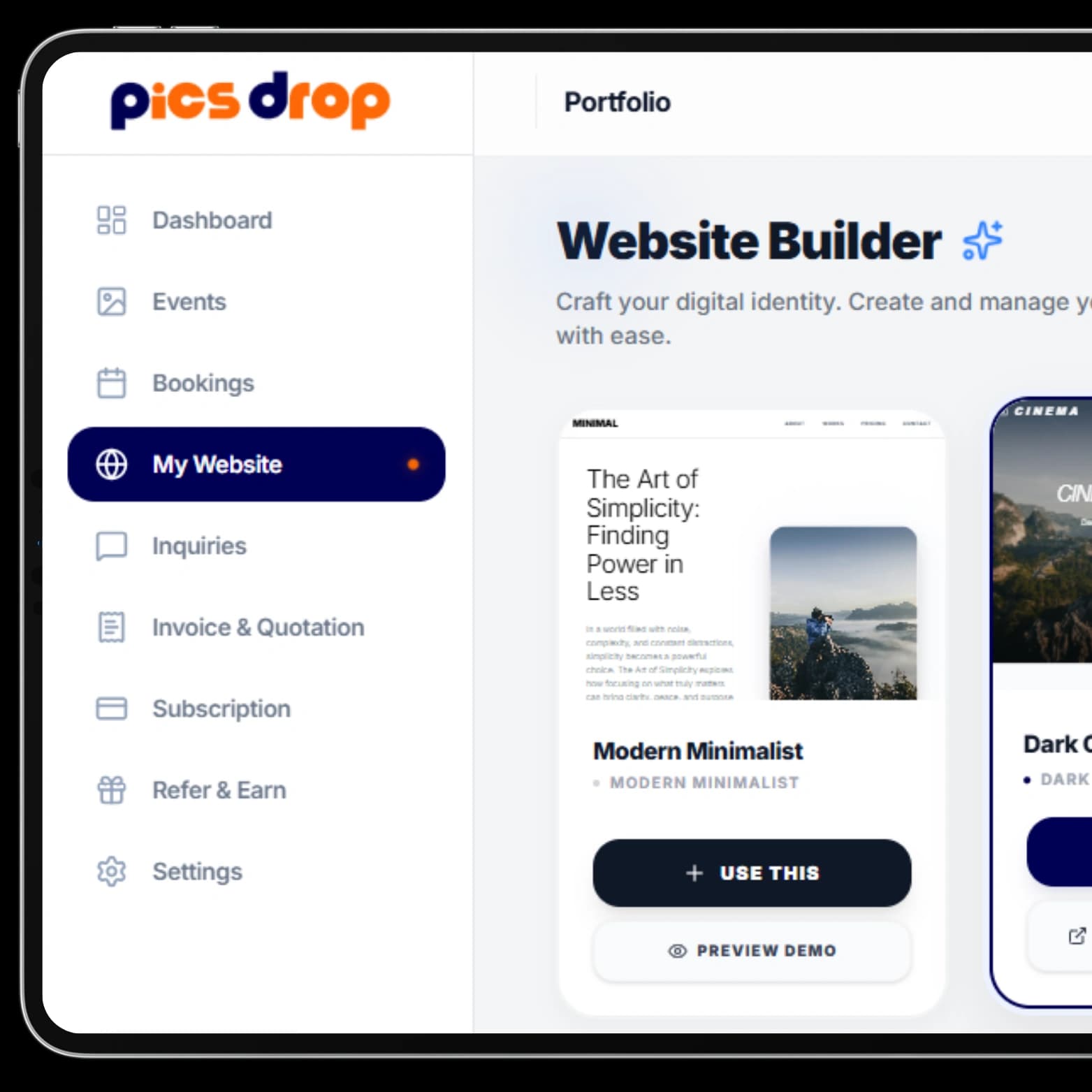 Portfolio Website Builder