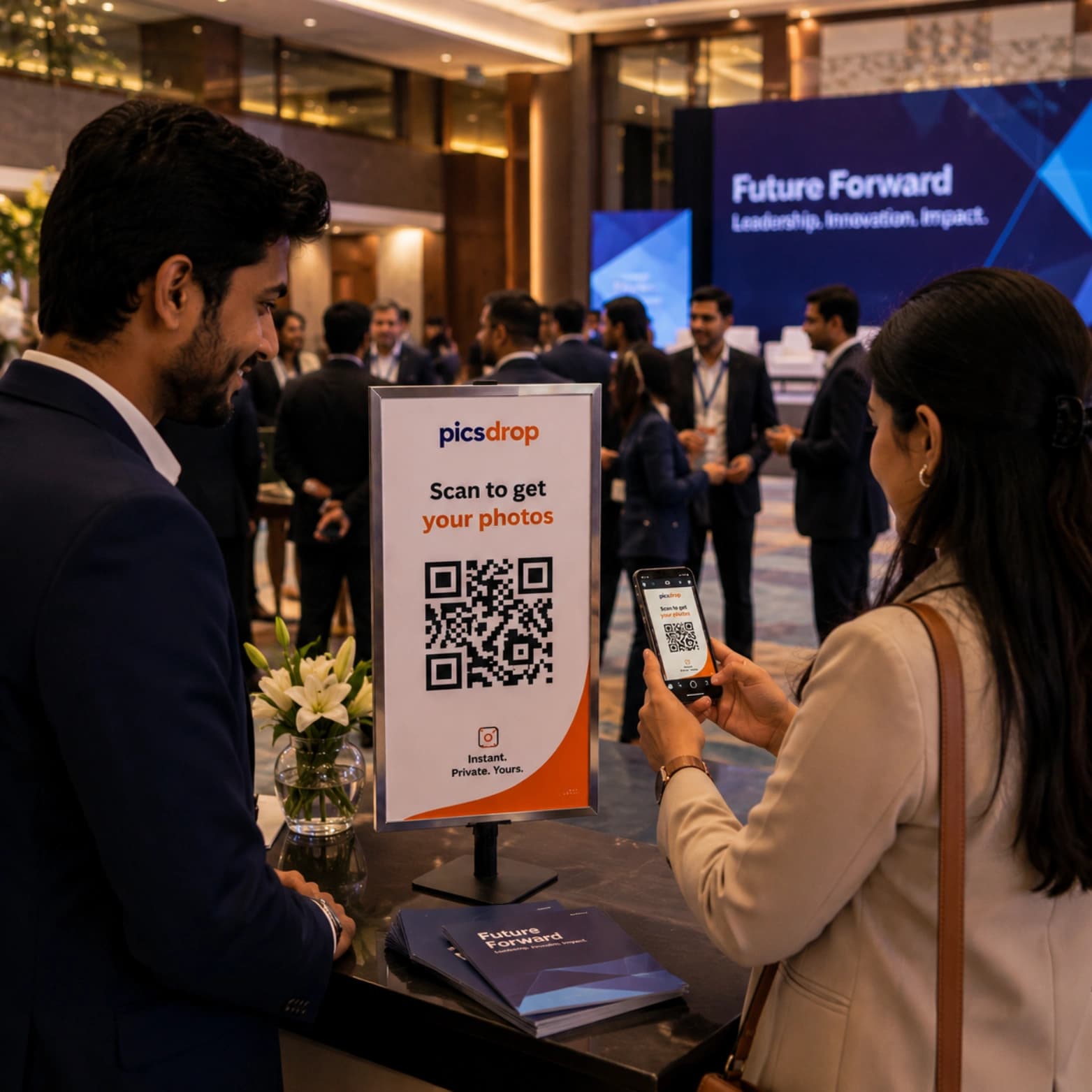 PicsDrop AI Event Photo Sharing Gallery - Slide 2