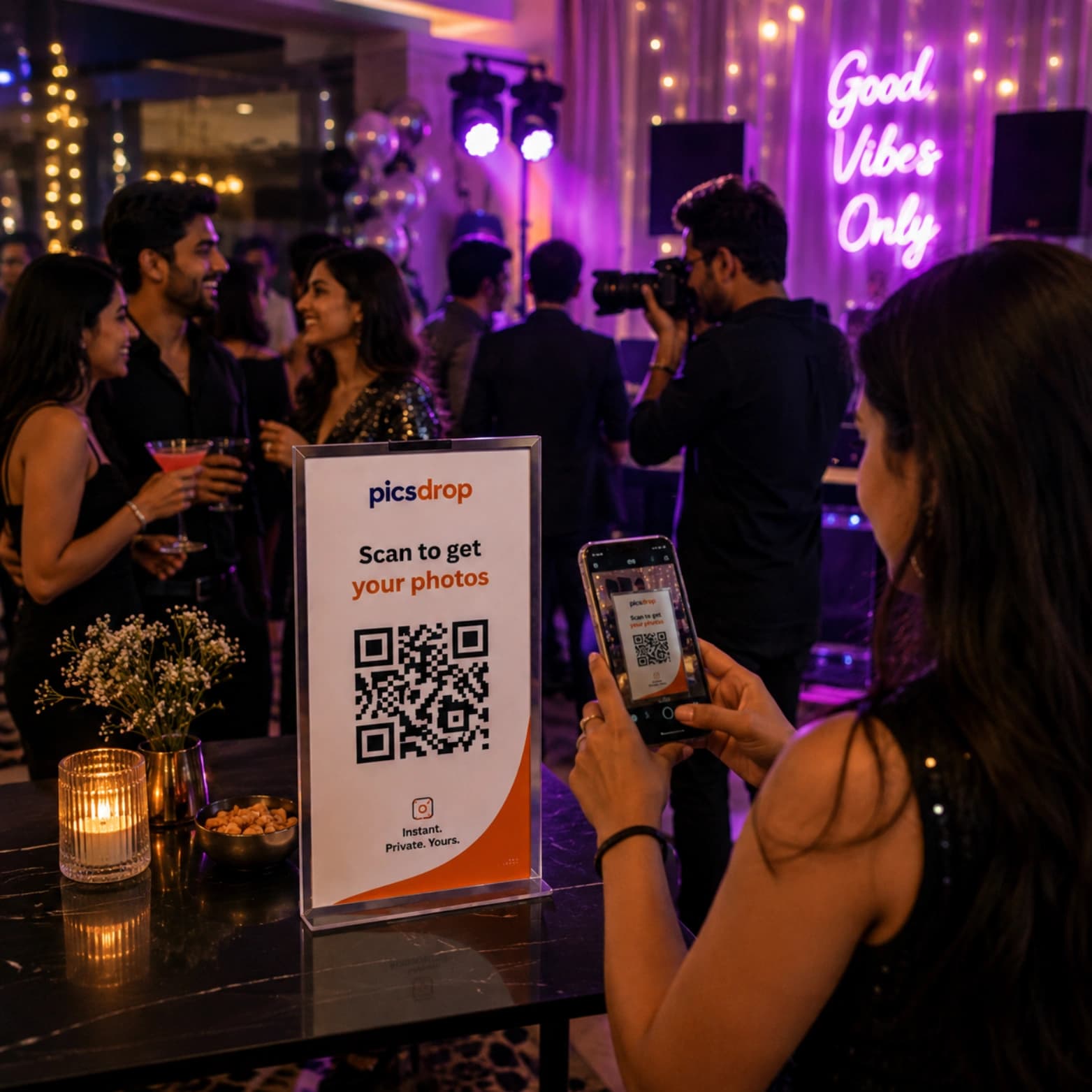 PicsDrop AI Event Photo Sharing Gallery - Slide 3