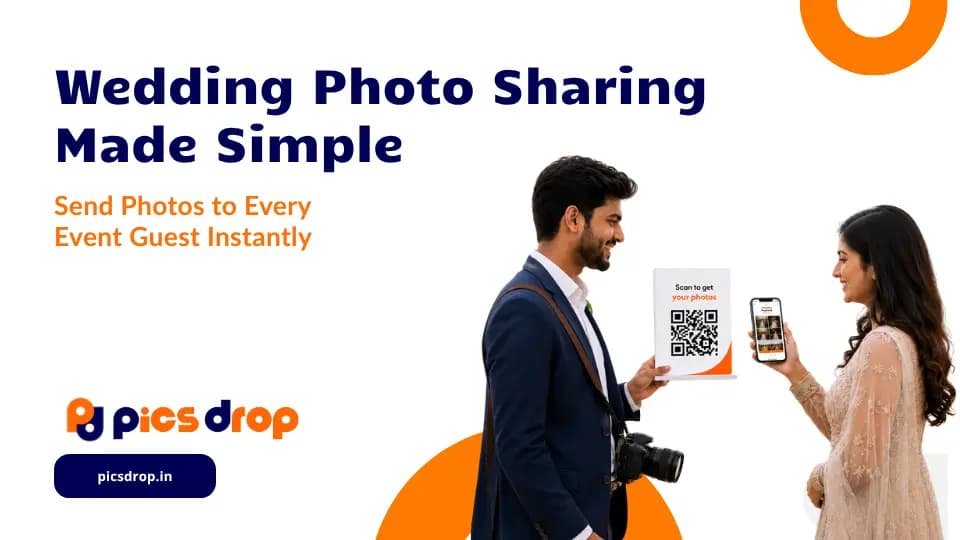 Wedding Photo Sharing Made Simple - send photos to every event guest instantly